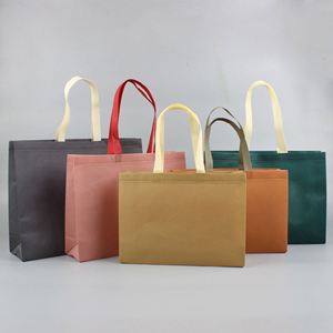 Eco Friendly High Quality Custom Logo Garment Cloths Non-woven Reusable Grocery Tote Shopping <b>Bags</b> Non Woven <b>Bag</b> - Product Image 4