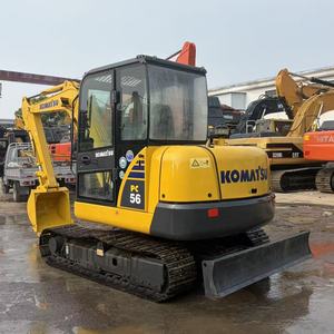 Miniexcavadora KOMATSU PC56 de 5.6 Toneladas con Cucharón de Excavación, Equipo de Construcción - Product Image 3