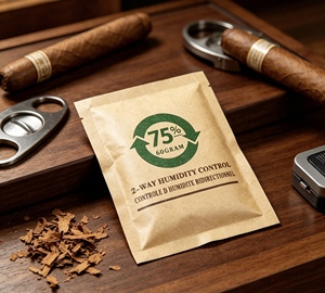 Estabilizador de Humedad en Gel Portátil de 8 Gramos, Dos Vías, 69% de Humedad, para Almacenamiento Sellado, Paquete de Humectación para Cigarros - Product Image 1