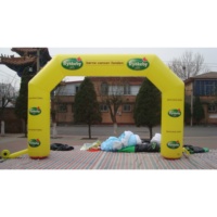 Arche publicitaire gonflable sur mesure en promotion pour événements sportifs, ligne de départ, marathon, triathlon