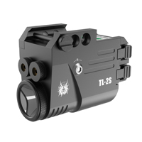 Senter LED Taktis Mini Kompak Hot Design T-EAGLE TL-2S 10X untuk Berburu, IP66, Jangkauan Jauh, Olahraga Luar Ruangan, Lampu Laser