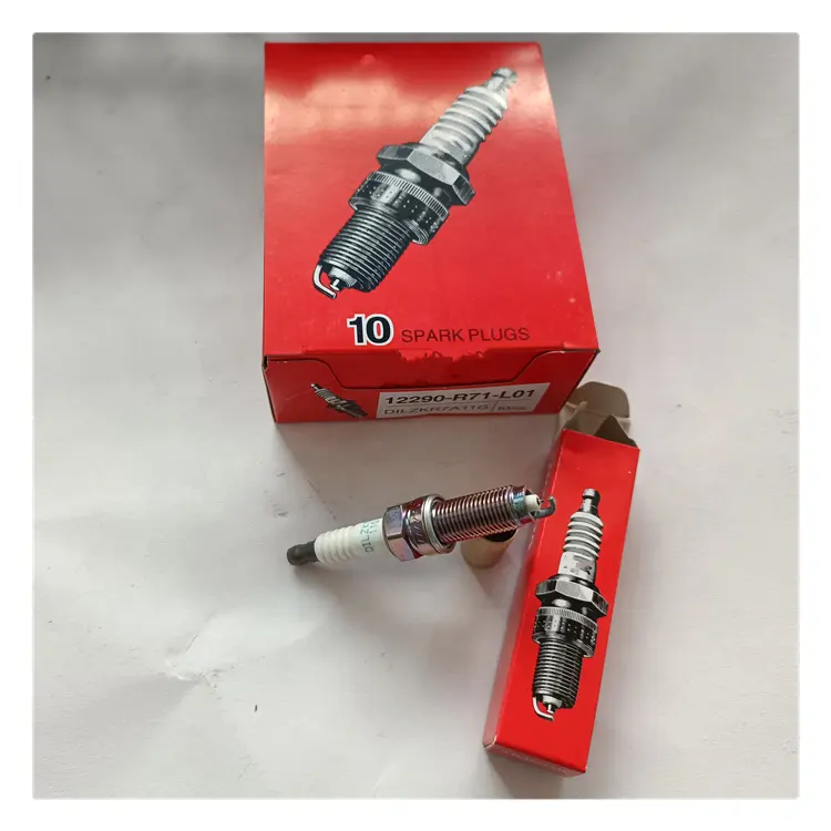 Auto Iridium Spark Plugs For Honda Accord Civic DILZKR7A11G 12290-R71-L01 12290R71L01 Spark Plug