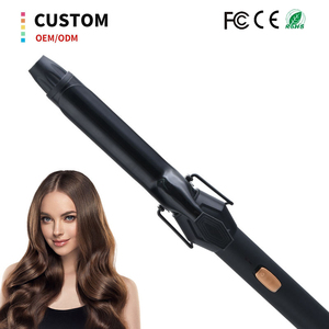Juego de rizador de <span class=keywords><strong>pelo</strong></span> profesional, calefacción eléctrica PTC LED para uso doméstico en Hotel, retroalimentación positiva, pinzas para el cuidado de la belleza Personal - Product Image 1