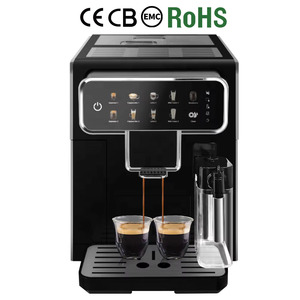 Cafetera Espresso Automática Multifuncional Comercial con Pantalla Táctil, Cafetera Profesional con Espumador de Leche - Product Image 1