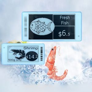 Etiqueta de Precio Electrónica Compatible con Congeladores, 2.13 Pulgadas, Etiqueta Electrónica para Estantes de Baja Temperatura, Etiqueta Digital de Precio en Papel Electrónico - Product Image 1