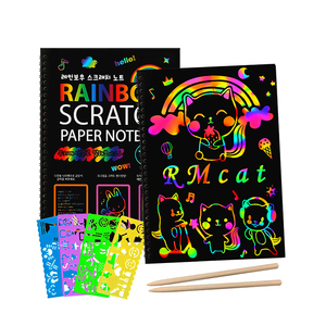 Libro <span class=keywords><strong>de</strong></span> Rompecabezas para Colorear con Arte Mágico <span class=keywords><strong>de</strong></span> Arcoíris Personalizado, Encuadernación en Espiral, Tamaño Personalizado, Cubierta Suave <span class=keywords><strong>de</strong></span> Cartón, Impresión en Película - Product Image 5