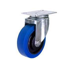 4 इंच 4 इंच सार्वभौमिक औद्योगिक ट्रॉली व्हील लोचदार ठोस कैस्टर मुक्त उपलब्ध साइलेंट स्विस स्विस कॉस्टर मार्क - Product Image 4