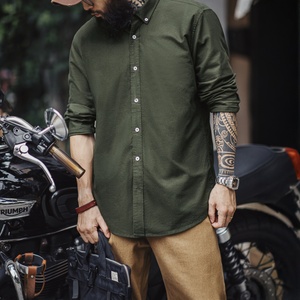 <span class=keywords><strong>Camicie</strong></span> da <span class=keywords><strong>uomo</strong></span> Maden Oxford: Camicia classica in popeline a maniche lunghe stile preppy, calda e casual, in tessuto spazzolato, tendenza Primavera 2026 - Product Image 4