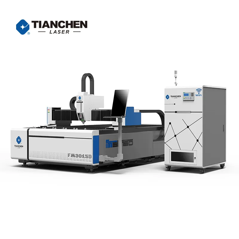 10% Off Tianchen 1000W 2000W 3000W 4kw Cnc Fiber Lazer Cutter Voor Cs Rvs Metalen Vezels laser Snijmachine