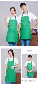 Tùy chỉnh không thấm nước poly cotton Tạp dề cho đầu bếp bồi bàn thợ làm tóc hộ gia đình nhà bếp - Product Image 3