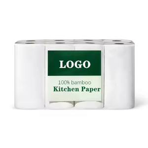 Prix de gros, serviettes en papier absorbantes blanches, résistantes, 3 plis, emballage personnalisé, pour la cuisine, pour la restauration - Product Image 1