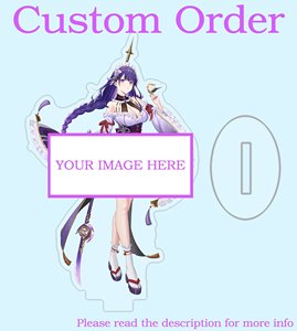 Figurine en acrylique anime personnalisée, cadeau personnalisé, plusieurs tailles, vérification des fichiers avant commande - Product Image 1