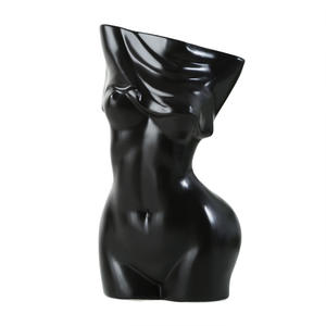 Vase à fleurs en céramique, buste, corps féminin <span class=keywords><strong>sexy</strong></span>, pot à fleurs en forme de corps, pour cadeaux d'anniversaire, décoration de la maison et du bureau - Product Image 1