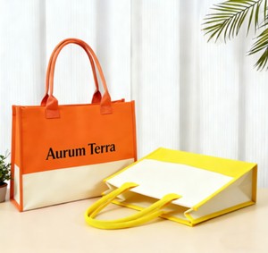 Sac de shopping en coton personnalisable de haute qualité avec logo, réutilisable, poignée en corde, plusieurs couleurs, vente en gros - Product Image 2