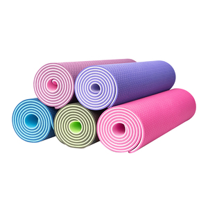Haute qualité XINGYUN 6mm d'épaisseur TPE Logo personnalisé tapis de Yoga antidérapant 183cm Double face doux rebond ajustement universel usine en gros - Product Image 3