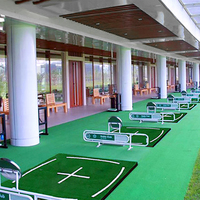 Tapis d'entraînement de golf JTN avec green de putting pour l'entraînement en extérieur/intérieur