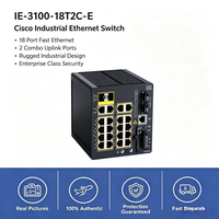 Commutateur réseau industriel IE-3100-18T2C-C-E, équipé de 18 ports Ethernet Gigabit, commutateur Internet IE