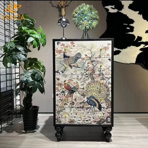 Mueble <span class=keywords><strong>de</strong></span> Consola <span class=keywords><strong>de</strong></span> Estilo Chino, Minimalista y <span class=keywords><strong>de</strong></span> Lujo Ligero para Sala <span class=keywords><strong>de</strong></span> Estar, Mueble <span class=keywords><strong>de</strong></span> Pared Lateral, Mueble Auxiliar <span class=keywords><strong>de</strong></span> Comedor con Placa <span class=keywords><strong>de</strong></span> Roca - Product Image 6