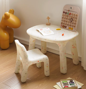 Chaise portable pour enfants de style nordique classique moderne, minimaliste, en plastique PE écologique, ergonomique, pour l'école, la salle à manger, la cuisine, le parc - Product Image 5