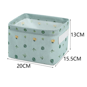 Cesta plegable de lino y algodón personalizada, cestas de ropa de bebé, organizador de cocina con revestimiento impermeable, regalo - Product Image 3