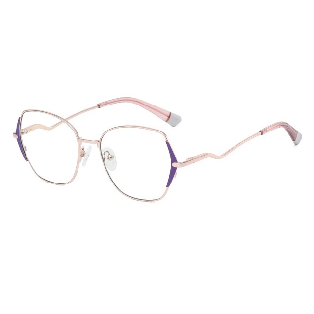 8629 Stylish Women's Metal Frame for Optical Eye Glasses Colorful Luxury Fashion Design for Eyewear Glasses Factory Wholesale