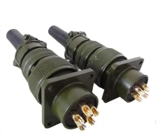 2 Pin соединители Стандарта MIL (MS3102A20-23S) штекер Amphenol MIL-C-5015 аэрокосмической MS 5015 Connex ВЧ кабель круглый электрический соединитель