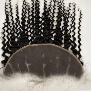 Virgin Hair Swiss Thin 13x4 13x6 Transparente HD-Spitze frontal l Mit Bündeln Virgin Hair 4*4 5*5 6*6 7*7 HD Lace Closure