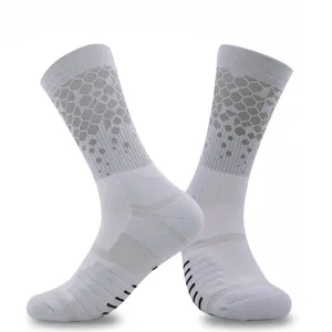 Оптовая продажа, командные баскетбольные спортивные носки для мужчин и женщин для Qualcomm сотовые носки chaussettes personnalisees