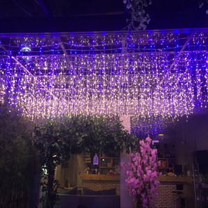 Đèn <span class=keywords><strong>Led</strong></span> Icicle Chuỗi Ánh Sáng Rèm Bar <span class=keywords><strong>Holiday</strong></span> Party Wedding Club Show Khách Sạn Sự Kiện Giáng Sinh - Product Image 3
