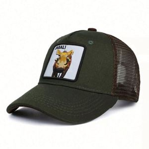 Gorra de béisbol con parche de animal y logotipo personalizado al por mayor de fábrica, gorra trucker de malla con diseño de animal para hombre - Product Image 4