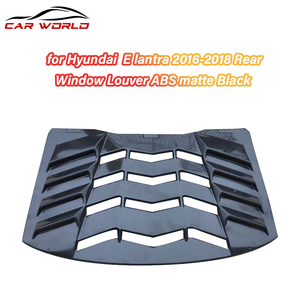 2016-2018 Rear <b>Window</b> Car Windshield <b>Cover</b> ABS Material Matte Black Exterior Accessory - Product Image 2