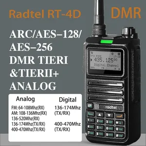 Radtel RT-4D chế độ kép kỹ thuật số DMR Walkie Talkie <span class=keywords><strong>Analog</strong></span> hai cách ham cho đài phát thanh với 1024 kênh khe thời gian kép cho tầng 1 + 2 - Product Image 3