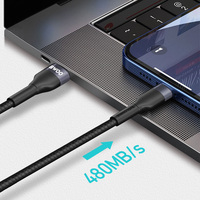 BWOO kabel data pengisi daya cepat, kabel data usb c, kabel pengisian daya cepat, kabel data usb tipe-c, kabel ponsel kepang nilon untuk android, produk baru