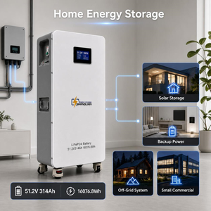 แบตเตอรี่ LiFePO4 51.2V 314Ah 16kWh สำหรับเก็บพลังงานภายในบ้าน แบตเตอรี่พลังงานแสงอาทิตย์ 8000 รอบการใช้งาน พร้อมระบบป้องกัน BMS อัจฉริยะ สำรองไฟฟ้า มีสินค้าใน EU - Product Image 4