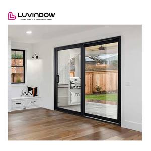 Luvindow 헤비 듀티 슬라이딩 접이식 도어 방풍 및 방수 넓은 영역 푸시 풀 오프닝 실키 부드러운 - Product Image 2