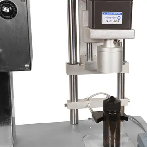 Semi Automatische Glazen Pot Afdekken Machine Pneumatische Capping Machine Glazen Fles Vacuüm Schroef Capping Machine