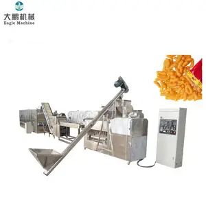 Maize puff snack food processing line extruder coating machine