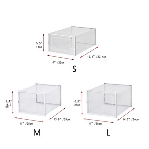 Giá Để Giày Có Thể Xếp Chồng Cho Tủ Quần Áo Và Tủ Lưu Trữ Giày Lối Vào 6 Thùng Lưu Trữ Khối Lập Phương Có Thể Gập Lại - Product Image 6