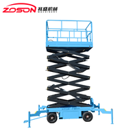 Plateforme élévatrice mobile électrique hydraulique robuste ZASOM 10m 12m 14m 2200x930mm 2200kg pour usage domestique