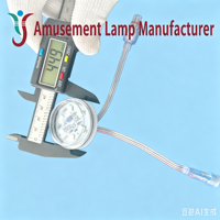 Lampes à pixels de 45 mm, lumières LED programmables en forme de champignon pour parc d'attractions, type roue de Ferris, type avion