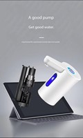 Pompe à eau électrique USB mini automatique pour bouteille d'eau potable de 20 litres, style veilleuse LED