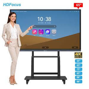ไวท์บอร์ดอัจฉริยะแบบอินเทอร์แอคทีฟขนาด 65 นิ้ว รองรับ 4K ระบบแอนดรอยด์ 14.0 หน้าจอสัมผัส 20 จุด จอแสดงผลดิจิทัล รับประกัน 1 ปี - Product Image 1