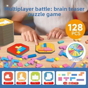 <span class=keywords><strong>Gioco</strong></span> di Puzzle Multiplayer con Combattimento Intelligente, Sfida Rapida Educativa in Plastica per Bambini dai <span class=keywords><strong>5</strong></span> ai 7 <span class=keywords><strong>Anni</strong></span>, Interattivo Genitore-Figlio - Product Image 4