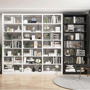 Meuble de rangement étroit et haut à 7 niveaux en <span class=keywords><strong>métal</strong></span> de style <span class=keywords><strong>industriel</strong></span>, étagère ouverte contemporaine, écologique, pour salon et <span class=keywords><strong>bibliothèque</strong></span> - Product Image 3