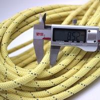 Corde statique en fibre d'aramide de haute résistance de qualité industrielle Caractéristique de sécurité résistante à la chaleur pour les textiles à plate-forme surélevée en cuir