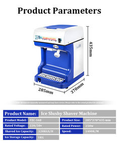 Máquina de Raspadinha de Gelo 2L Comercial Triturador de Gelo Elétrico Máquina de Cone de Neve Liquidificador Máquina de Gelo Raspado Bebida Fria - Product Image 6
