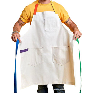 <span class=keywords><strong>Grembiule</strong></span> in cotone personalizzato utensili cameriere maschio cucina personalizzata barista catering tè al latte abiti da lavoro speciali - Product Image 1