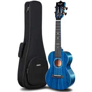 Enya KUT-MAD 26 inç Ukulele elektrikli konser Tenor katı maun akustik dize aletleri ile Gig Bag Pickup Ukulele