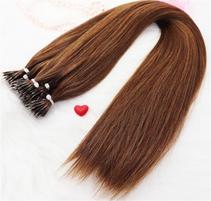 Extensions de cheveux humains Jasmine Beauty Factory, pointes en nano-anneaux métalliques, super double drawn, 22 pouces, cheveux vierges. - Product Image 2