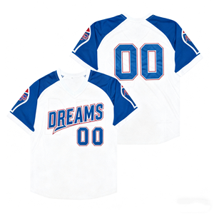 Maglia da Baseball Personalizzata 100% Poliestere Dreams per <span class=keywords><strong>Uomo</strong></span> e Donna, Ricamo di Alta Qualità, Asciugatura Rapida, Maglietta da Softball Atlanta Los Angeles - Product Image 1